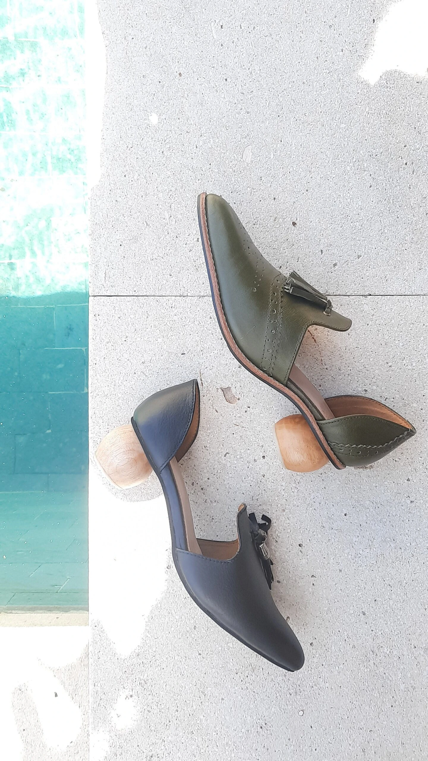 Calla II Wooden Ball Heels - Image 4