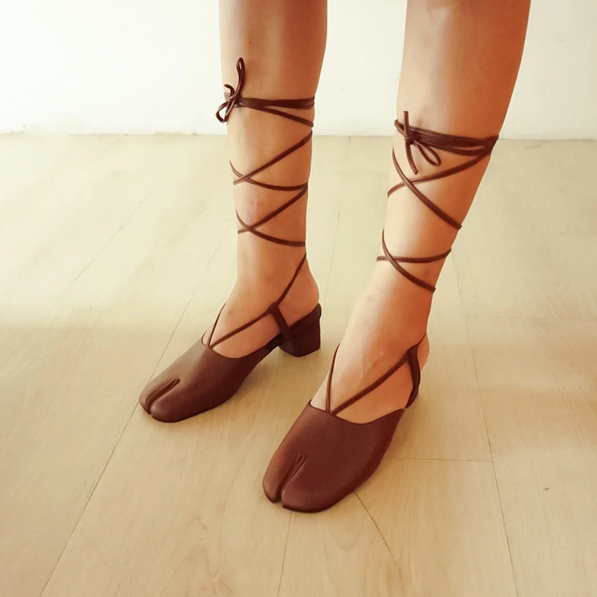 Mirai Tabi Heels (Genuine Leather)