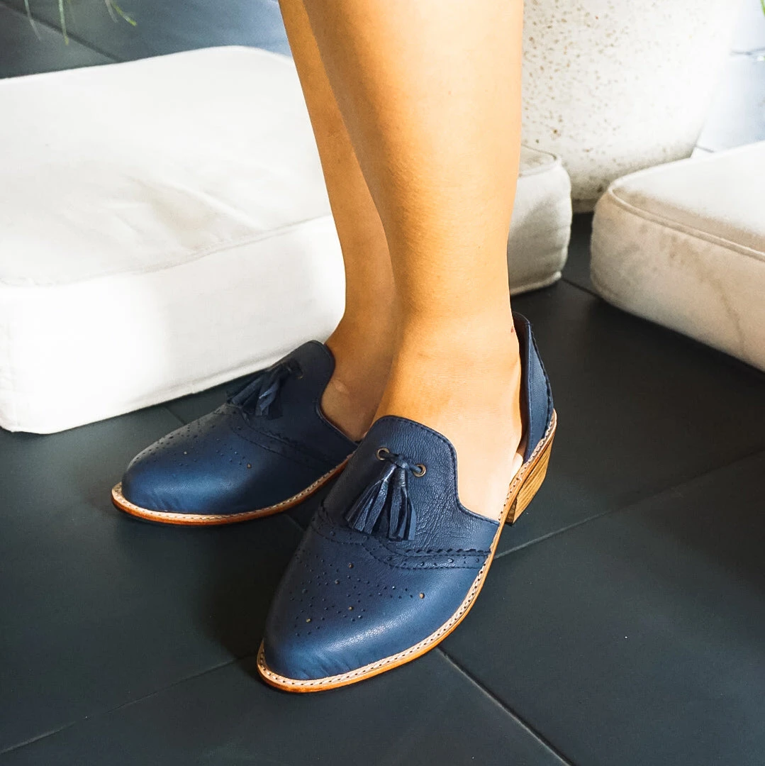 Tassel Oxford II Navy - Image 4