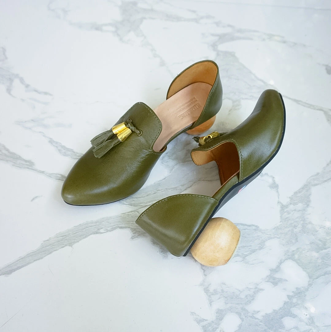 Calla II Wooden Ball Heels - Image 7