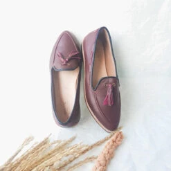 Tassel Loafer Maroon
